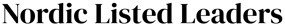 Nordic listed leaders