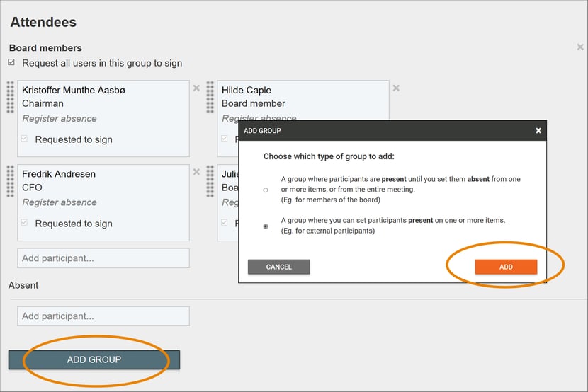 Add group(1)