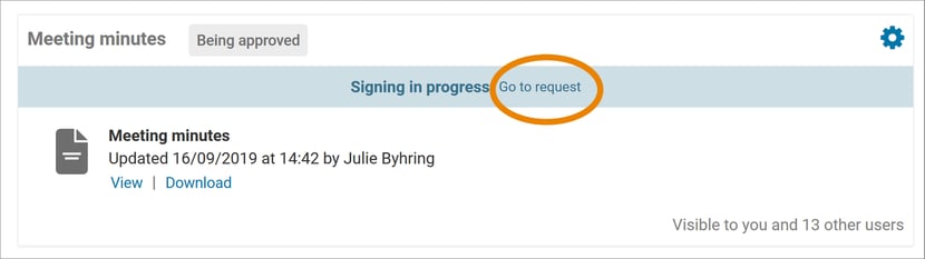 Go to request(1)