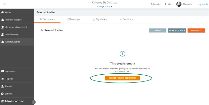 create folder structure(1)