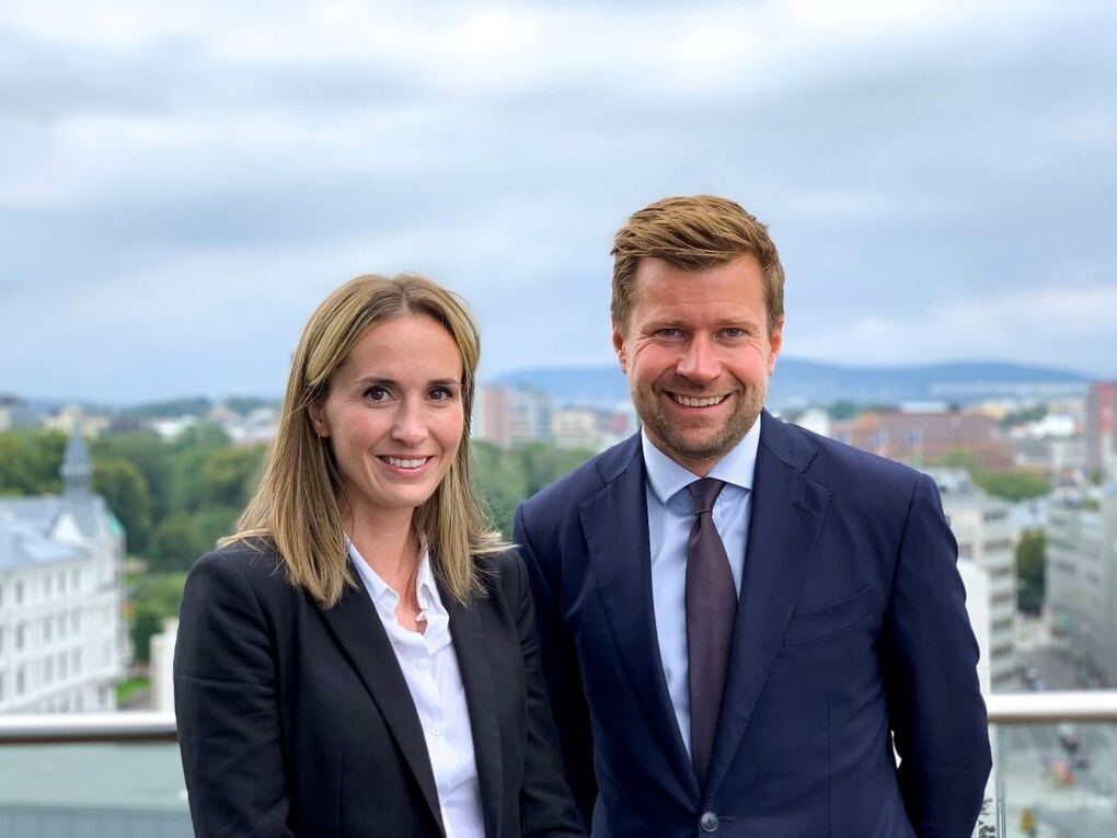 Portrait picture of Kristin Nordland Brattli and Ole Henrik Wille from Wikborg Rein