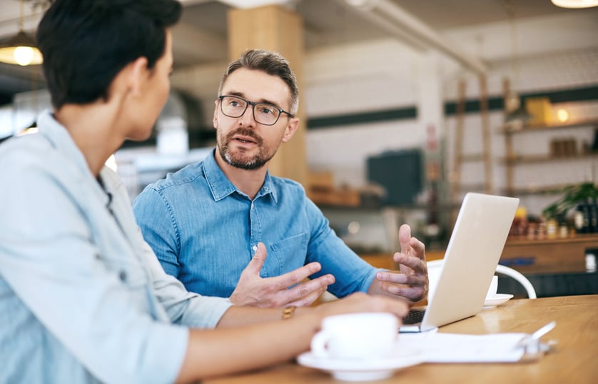 Man learning how to achieve secure board portal storage