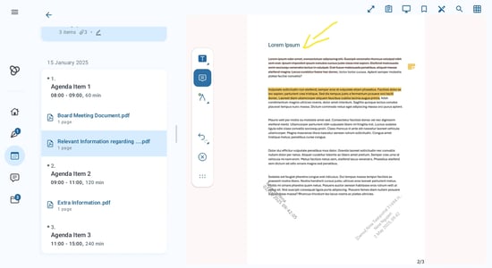 notes and annotations