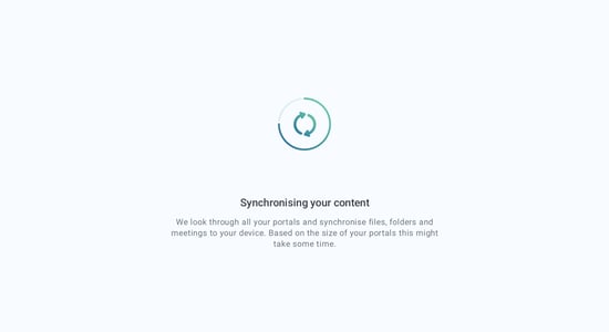 synchronizing content