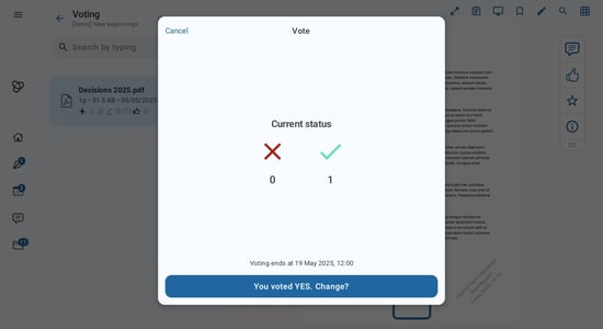 voting status