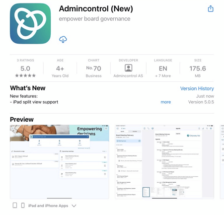 admincontrol app in app store