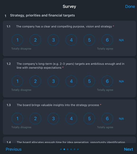 questions with scales