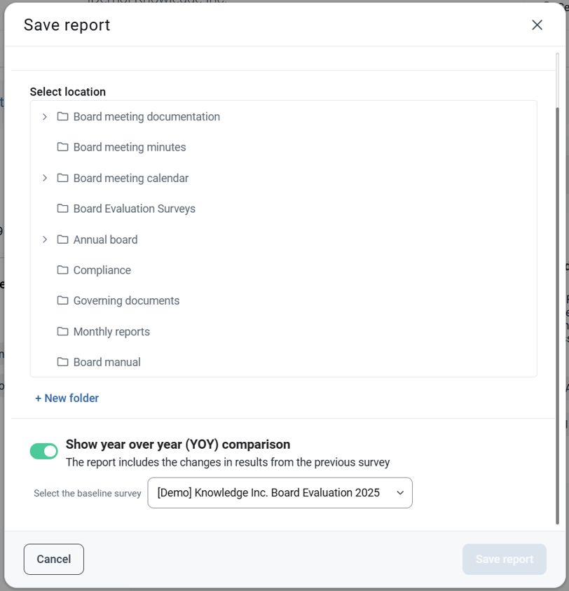 Enable Year-Over-Year Comparison