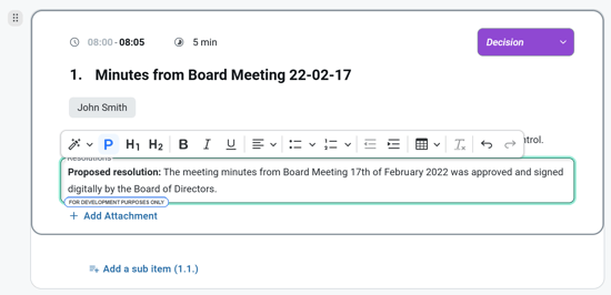 formatting