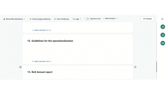 animated gif of moving items