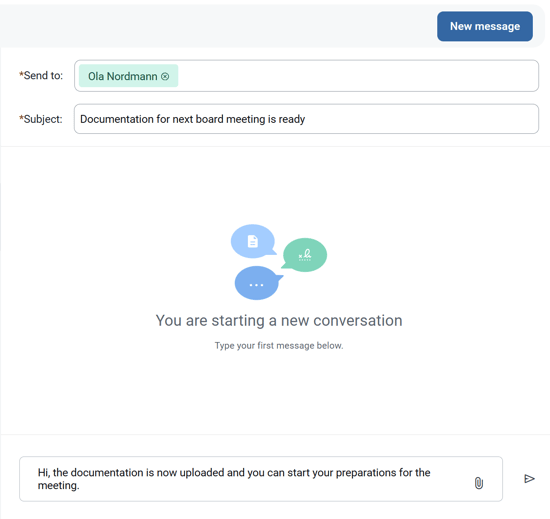 create conversation