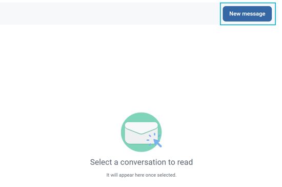 new message button