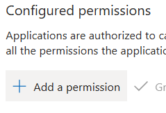10. Click add a permission