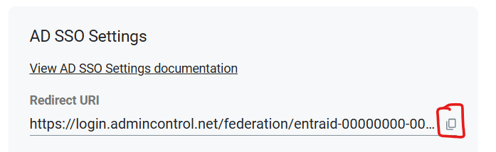 38 Click the copy button you see below and paste it into your temporary document. Reference it as Redirect URI