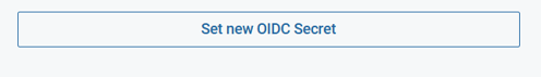 12. Click Set new OIDC Secret