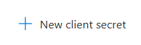 Select New client secret
