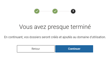 Finalisez et appliquez votre nouvelle structure au portail.