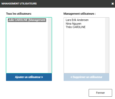 Ajouter ou supprimer des utilisateurs