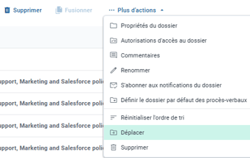 Déplacement de la structure téléchargée.