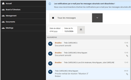 Indicateurs et icônes