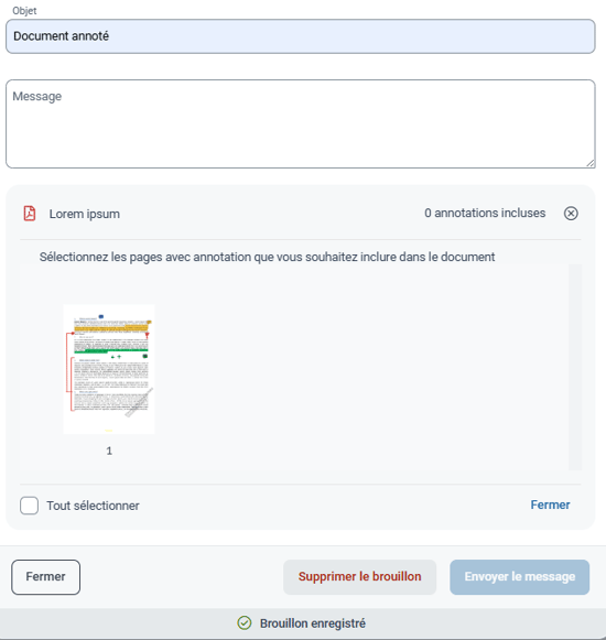 Partager des annotations