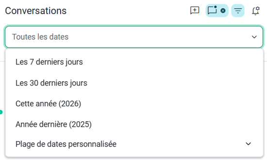 Filtre temporalité