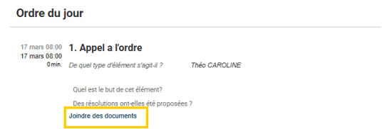 Joindre des documents