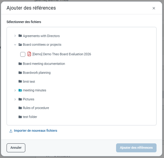 Ajouter une référence