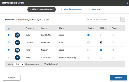Ajouter d'autres utilisateurs
