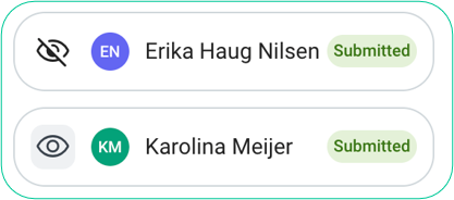 toggle users from report