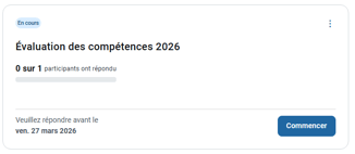 Compléter l'évaluation