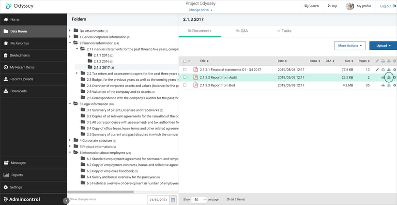Download single file