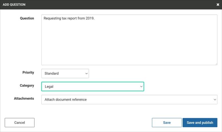 Enter Question Details