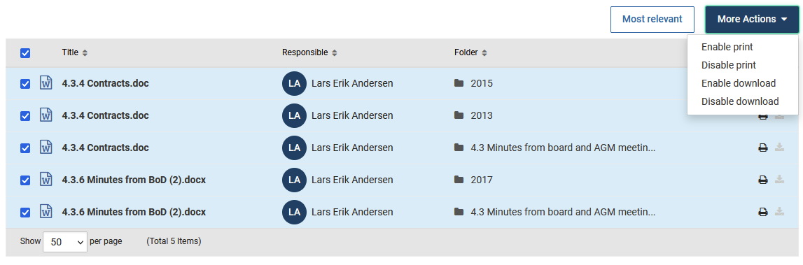 blank search enable settings