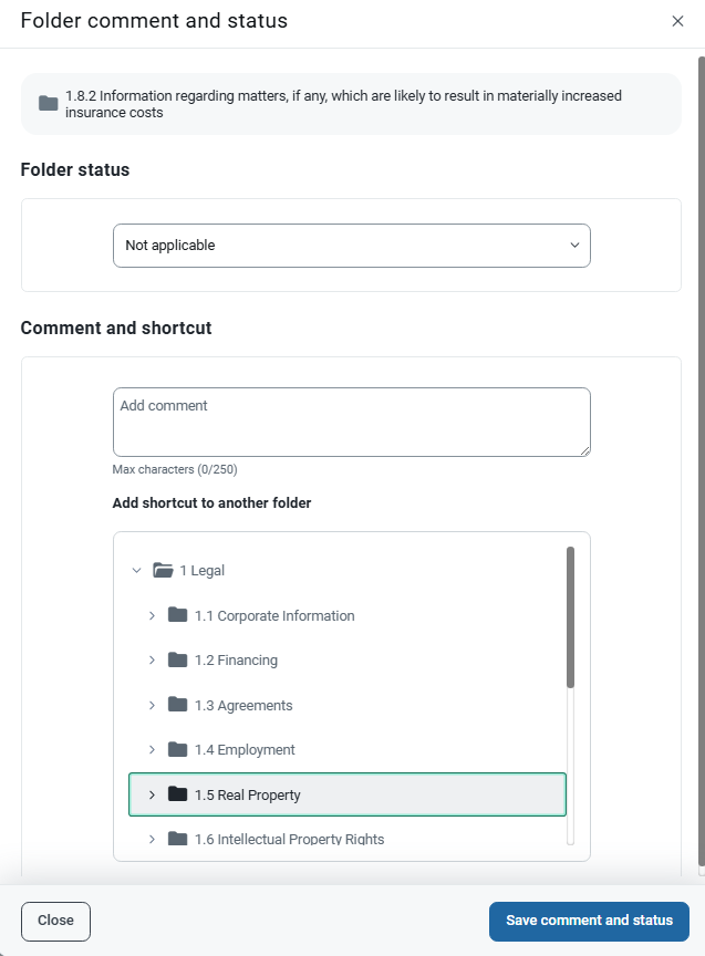 make folder not applicable