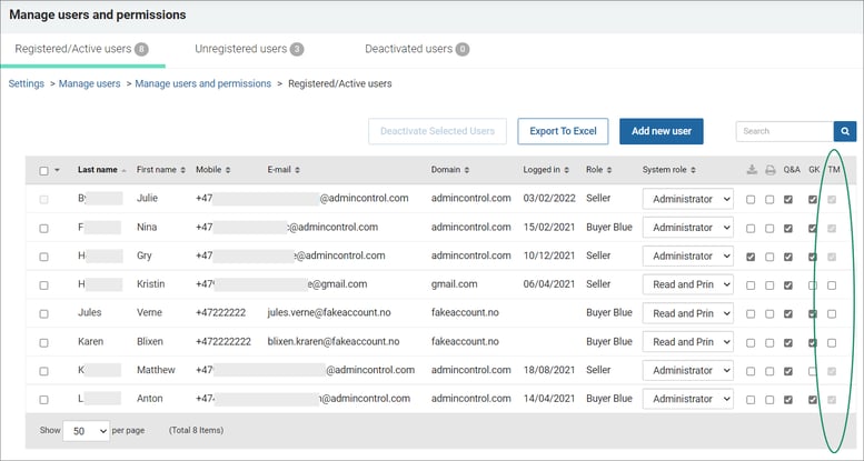Listing of task manager overview