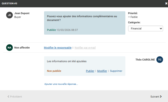 Utilisation du contrôleur d'accès