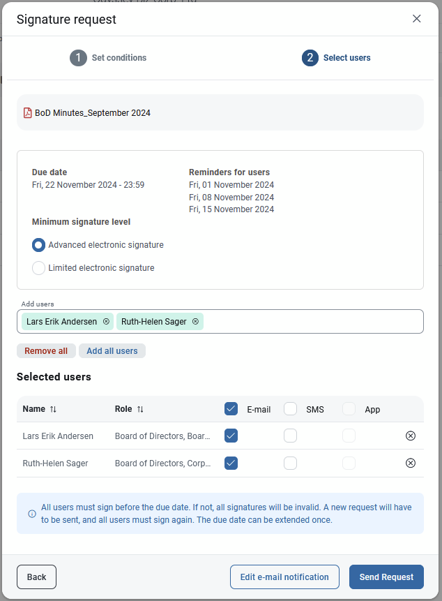 Electronic signature